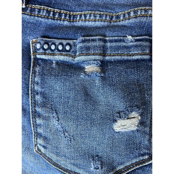 [BLANKNYC] Skinny Jeans Wm's 27 Blue Denim Distressed/Distructed - Picture 5 of 10